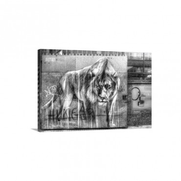 Guarded By The Lion Wall Art - Canvas - Gallery Wrap