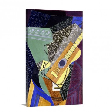 Guitar On A Table Guitare Sur Une Table 1916 Wall Art - Canvas - Gallery Wrap
