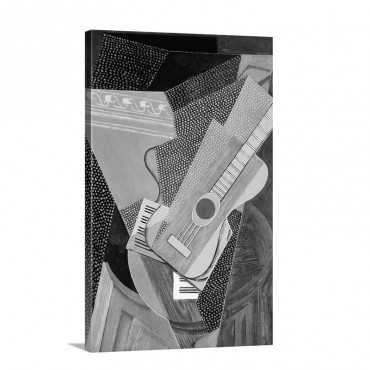 Guitar On A Table Guitare Sur Une Table 1916 Wall Art - Canvas - Gallery Wrap