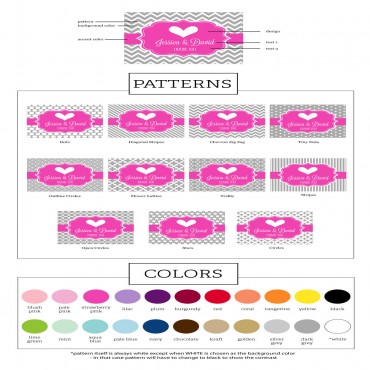 Personalized MOD Theme Silhouette Lip Balm Tubes - 24 Pieces
