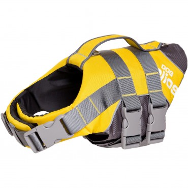 Helios Splash-Explore Outer Performance 3M Reflective and Adjustable Buoyant Dog Harness and Life Jacket