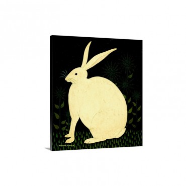 Hare With Sunflowers Wall Art - Canvas - Gallery Wrap