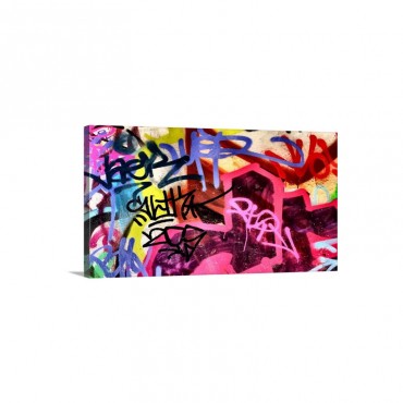 Harsh Graffiti Image Wall Art - Canvas - Gallery Wrap