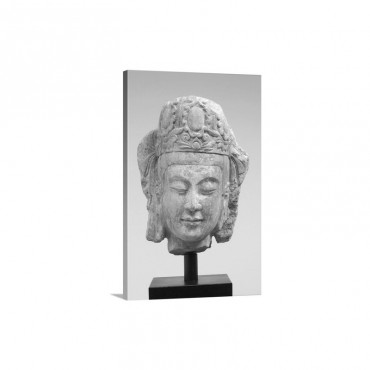 Head Of Bodhisattva Wall Art - Canvas - Gallery Wrap