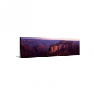 High Angle View Of Rock Formations Grand Canyon National Park Arizona Wall Art - Canvas - Gallery Wrap