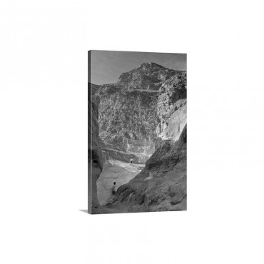 Hikers In Mosaic Canyon Wall Art - Canvas - Gallery Wrap