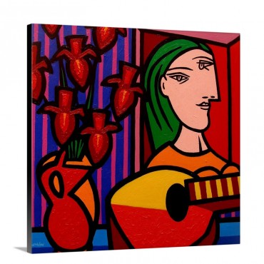 Homage To Picasso I Wall Art - Canvas - Gallery Wrap