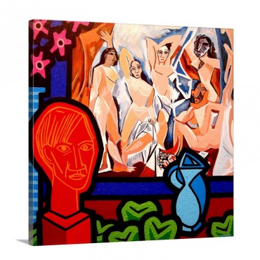 Homage To Picasso I Wall Ar - Canvas - Gallery Wrap