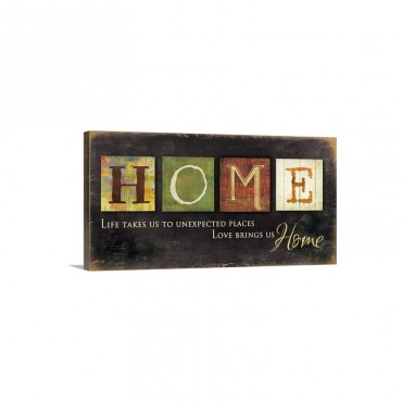 Home  Love Brings Us Wall Art - Canvas - Gallery Wrap