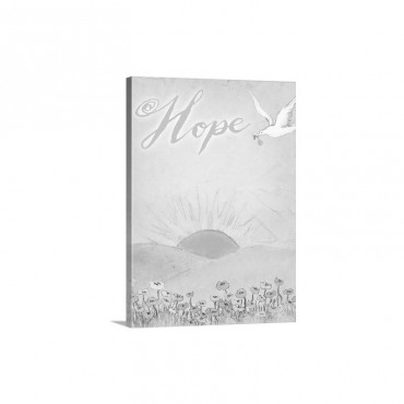 Hope Inspirational Print Wall Art - Canvas - Gallery Wrap