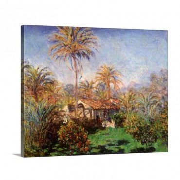 House Among The Palms Wall Art - Canvas - Gallery Wrap