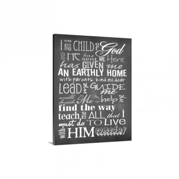 I Am A Child Of God Wall Art - Canvas - Gallery Wrap