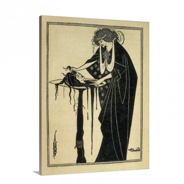 Illustrated Edition From Oscar Wilde's Play Salome Wall Art - Canvas - Gallery Wrap