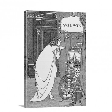 Illustration Of The Front Page Volpone Wall Art - Canvas - Gallery Wrap