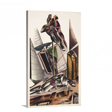 Illustration From The Enemy By Wyndham Lewis Wall Art - Canvas - Gallery Wrap