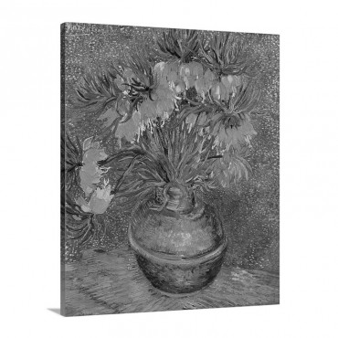Imperial Crown Fritilaria In A Copper Vase By Vincent Van Gogh Ca 1886 1887 Wall Art - Canvas - Gallery Wrap