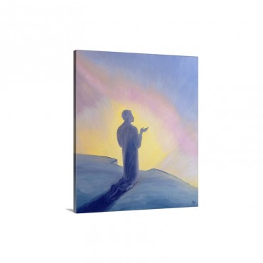 In His Life On Earth Jesus Prayed To His Father With Praise And Thanks 1995 Wall Art - Canvas - Gallery Wrap