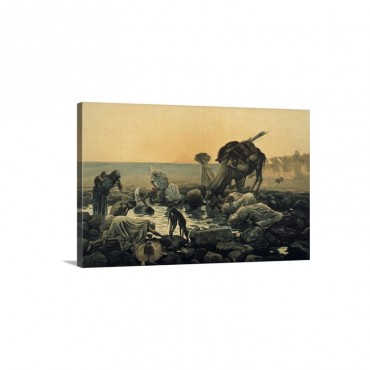 In The Country Of Thirst Print In L'Illustration Feb 4 1899 Wall Art - Canvas - Gallery Wrap