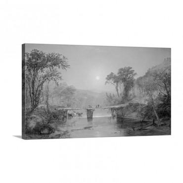 Indian Summer On The Delaware River 1882 Wall Art - Canvas - Gallery Wrap