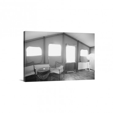 Interior Of A Tent In South Africa Wall Art - Canvas - Gallery Wrap