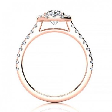 Irina Diamond Ring - Rose Gold