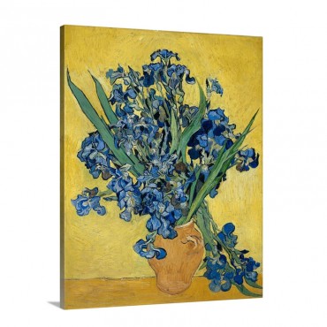 Irises By Vincent Van Gogh Wall Art - Canvas - Gallery Wrap