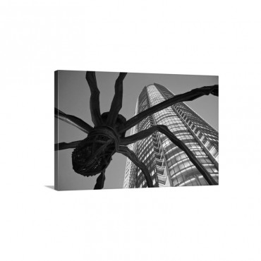 Japan Tokyo Roppongi Mori Tower And Maman Spider Sculpture Wall Art - Canvas - Gallery Wrap