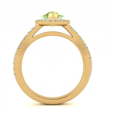 Jasmine Peridot Ring - Yellow Gold