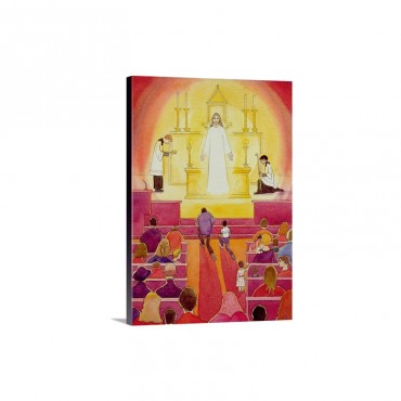 Jesus Christ Is Truly Present In The Blessed Sacrament 2005 Wall Art - Canvas - Gallery Wrap