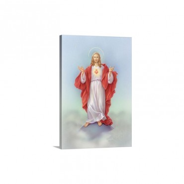 Jesus In A Red Robe Wall Art - Canvas - Gallery Wrap