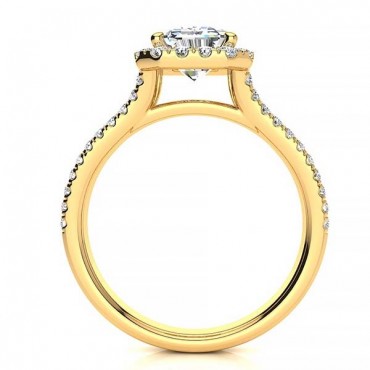 Kenzie Moissanite Ring - Yellow Gold