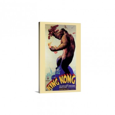King Kong 1933 Wall Art - Canvas - Gallery Wrap