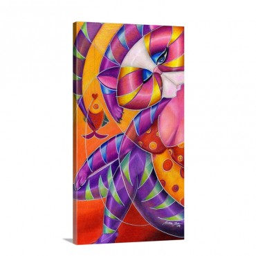Kitty A Lure Wall Art - Canvas - Gallery Wrap