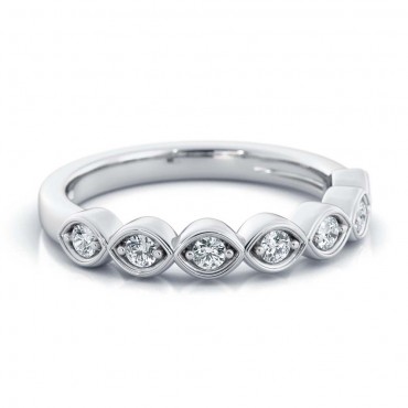 Kristina Diamond Ring - White Gold