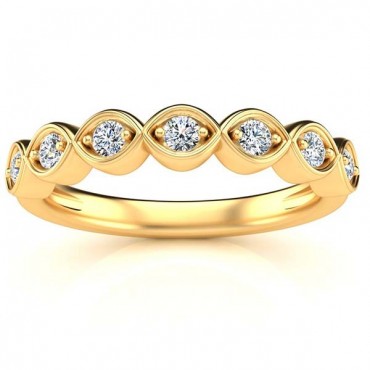 Kristina Diamond Ring - Yellow Gold