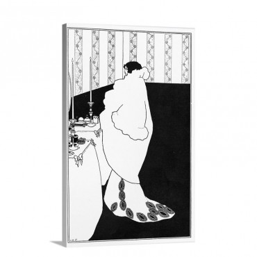 La Dame Aux Camelias Illustration From The Yellow Book 1894 Wall Art - Canvas - Gallery Wrap