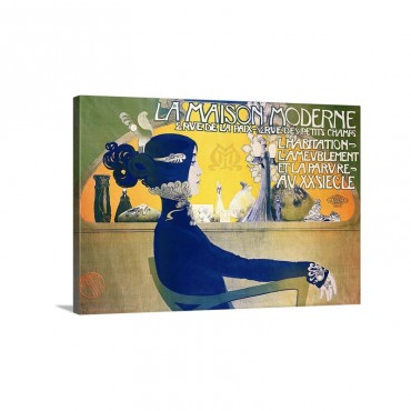 La Maison Moderne C 1902 Wall Art - Canvas - Gallery Wrap