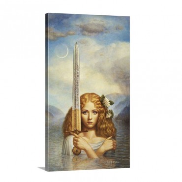Lady Of The Lake Wall Art - Canvas - Gallery Wrap