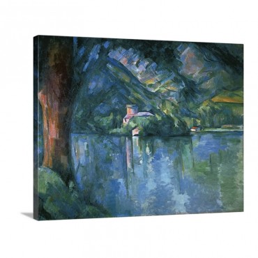 Lake Annecy 1896  By Paul Cezanne Courtauld Institute Of Art  London Wall Art - Canvas - Gallery Wrap