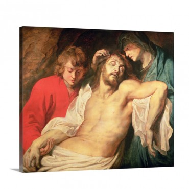 Lament Of Christ By The Virgin And St John 1614 15 Wall Art - CaNVAS - Gallery Wrap