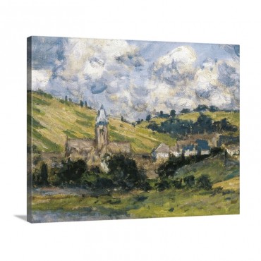 Landscape Vetheuil Wall Art - Canvas - Gallery Wrap