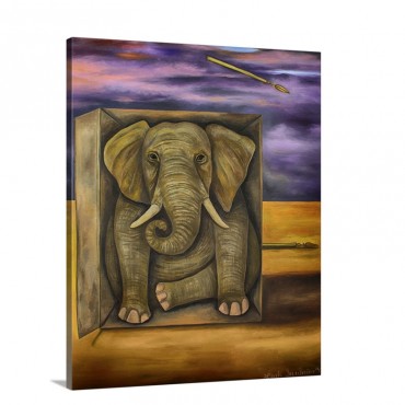 Last Elephant Wall Art - Canvas - Gallery Wrap
