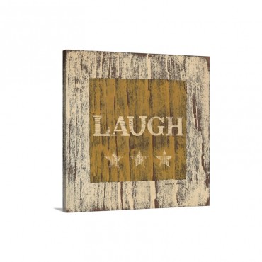 Laugh Wall Art - Canvas - Gallery Wrap