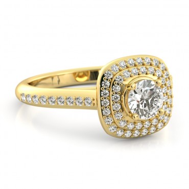 Lauren Diamond Ring - Yellow Gold