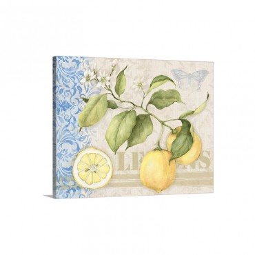 Lemon Wall Art - Canvas - Gallery Wrap