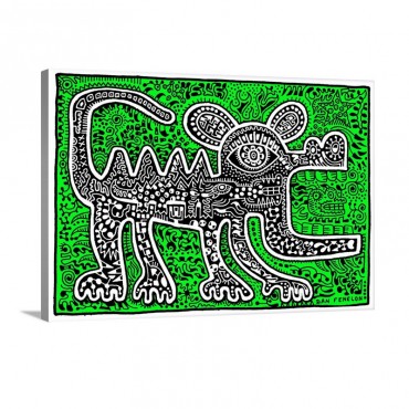 Lizard, Color Wall Art - Canvas - Gallery Wrap