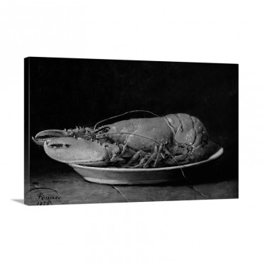Lobster 1878 Wall Art - Canvas - Gallery Wrap
