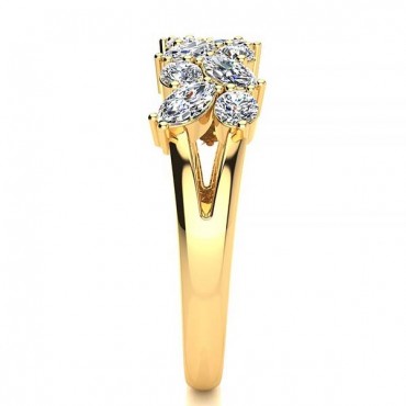 Lola Diamond Ring - Yellow Gold