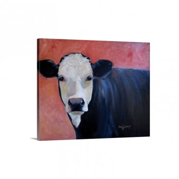 Louise Cow Painting Wall Art - Canvas - Gallery Wrap