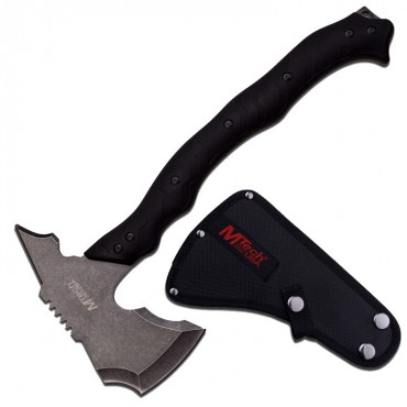 MTech Camping Hunting Tactical Survival 14.5 in. Stainless Steel Axe Nylon Sheath